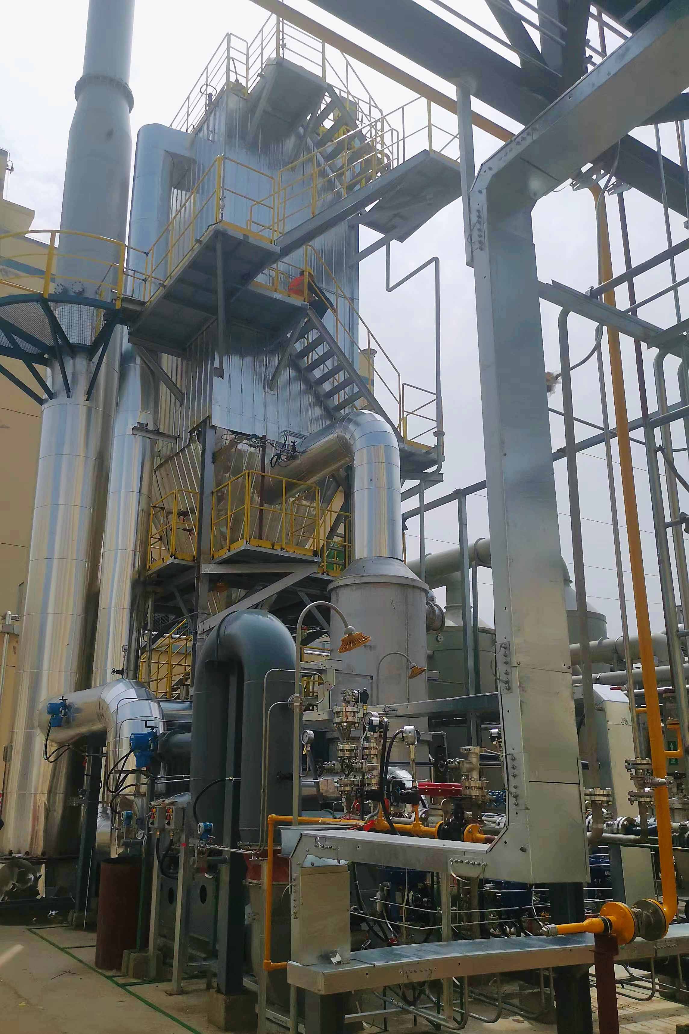 江蘇某電子材料企業D2項目硅烷廢氣處理系統投運成功